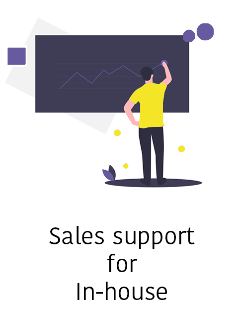 Sales support for In-house